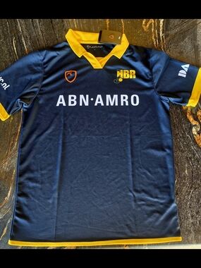 Pro Player Navy and Yellow ABN AMRO Jersey